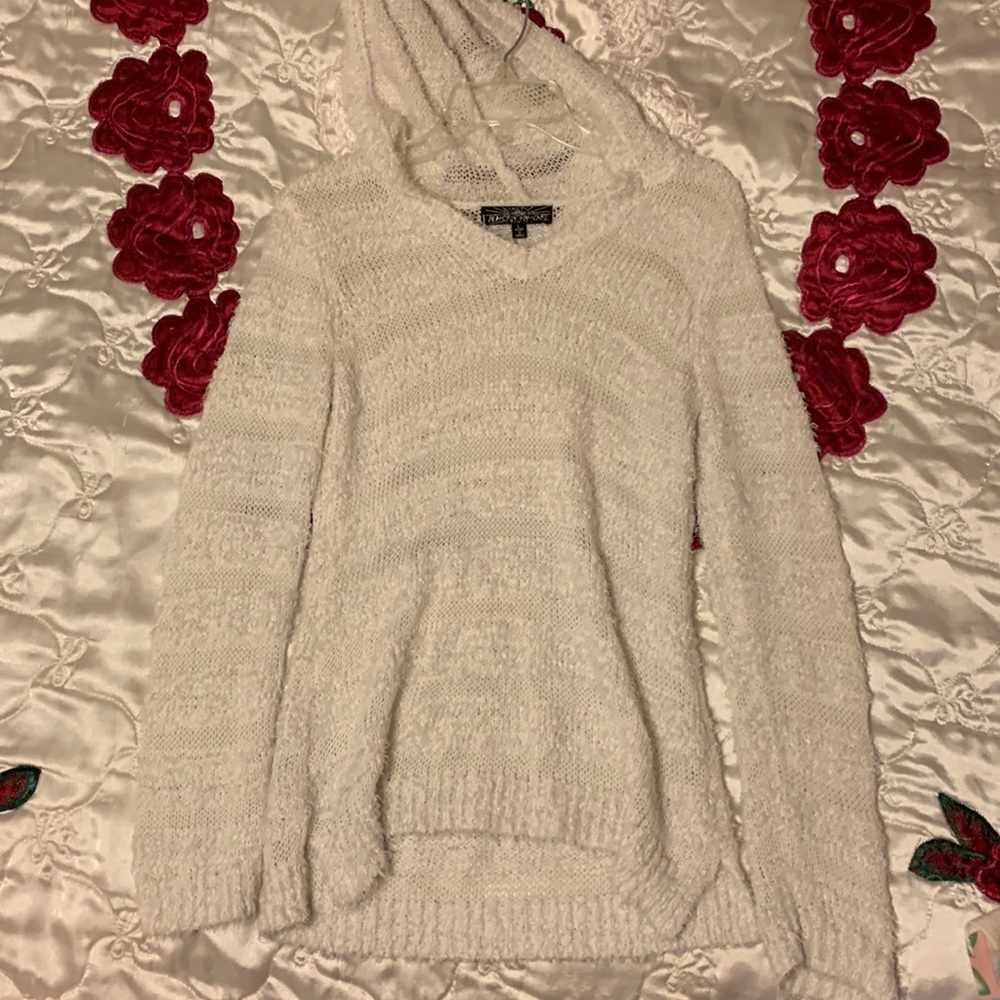 White Sweater Hoodie